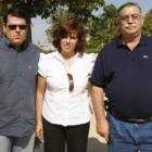 José Pablo Flores, Ligia Palomino y Luis Rey, supervivientes del accidente aéreo de Spanair.