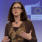 La comisaria europea de Interior, Cecilia Malmström, en una imagen de archivo.