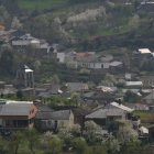 Vista panorámica de la localidad de Salas de los Barrios, la más extensa y poblada de las tres villas que integran el conjunto