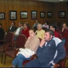 El salón de plenos del Ayuntamiento de Riaño acogió a los concejales y alcaldes de la comarca