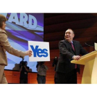 Sturgeon y Salmond en el congreso del SNP, el pasado octubre.