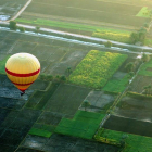 Fotografía de archivo fechada el 9 de diciembre de 2017 que muestra un globo aerostático