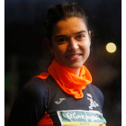 Alicia Álvarez estrenó su palmarés de oro en la carrera leonesa. FERNANDO OTERO