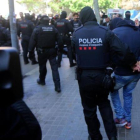 Detención de los Mossos dEsquadra.