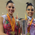 Las dos gimnastas leonesas debutarán en los Juegos Mundiales.