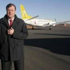 Silván, en imagen de archivo, en el aeropuerto de León