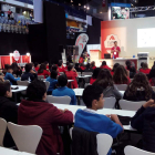 Adolescentes participan en una de las actividades del Cybercamp de la pasada edición. DL