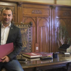 Jordi Ballart, alcalde de Terrassa, en el ayuntamiento.