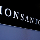 Logotipo de Monsanto en la Bolsa de Nueva York