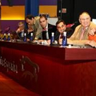 Perticipantes de uno de los debates que se celebró ayer sobre nuevas técnicas de riego en León
