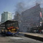 Los incidentes han incluido aparatos incendiarios en autobuses