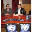 Daniel Rodríguez y Michael Martin, en la presentación.