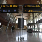 Una imagen del interior del aeropuerto de León