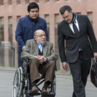 Fèlix Millet, camino de la Ciutat de la Justícia para asistir al juicio.