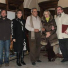 Los miembros del jurado del premio de pintura Carriegos