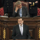 Mariano Rajoy durante su intervención en su sesión de investidura como presidente del gobierno.