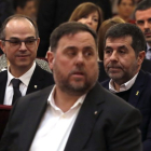 Oriol Junqueras, durante el juicio en el Tribunal Supremo.