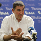 Otegi anuncia que seguirá con su campaña pese al rechazo de la Junta Electoral de Guipúzcoa. ESTRADA