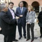 Salgueiro y Téllez, a la derecha, con Quevedo, Riesco y Silván