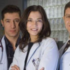 Félix Pons, Nuria Prims y Pedro Casablanca, actores de 'Hospital central'.
