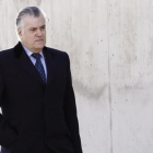 Bárcenas, a su llegada este lunes a la Audiencia Nacional.