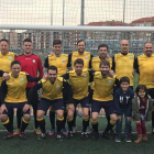 Formación del equipo del Veteranos de La Virgen, campeón de la fase regular de la Liga CHF.