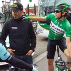 Miguel Ángel, minutos antes de darse la salida a la carrera.
