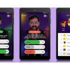 La aplicación Q12 trivia.