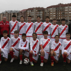 Equipo del San Lorenzo que milita en la 1ª Provincial Infantil. F. OTERO