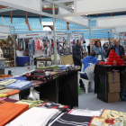 Aspecto que presentaba ayer la Feria de Muestras de León Arena en la Plaza de Toros.