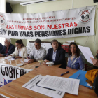 Un momento del debate sobre el sistema público de pensiones. DL