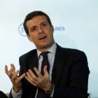 El presidente del PP, Pablo Casado.