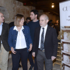 La consejera Milagros Marcos en la inauguración de la jornada Tierra de Quesos. N. GALLEGO