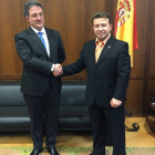 El alcalde Arsenio García y Pablo Peyuca, nuevos socios