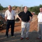 Tres de los alcaldes afectados en las obras del canal del Órbigo