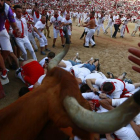 Cuarto encierro de San Fermín.