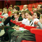Foto de archivo de un grupo de niños en un congreso de familias numerosas en Santiago de Compostela