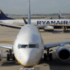 Aviones de Ryanair en Barcelona. /