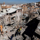 Imagen del ataque lanzado contra Yemen por Emiratos. YAHYA ARHAB