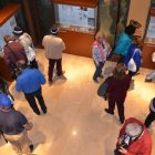 Imagen de una de las visitas del pasado año al Museo de Castillo de Valencia de Don Juan. MEDINA