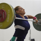 Lydia Valentín durante un entrenamiento en el CAR Sant Cugat del Vallés (Barcelona)