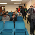 El director del Itacyl, Jorge Llorente, a su llegada a la reunión en la sede de la Diputación. L. DE LA MATA