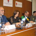 Participantes en la presentación de la campaña, ayer. M. M.