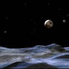 Ansair con el astronauta español López Alegría y el ruso Mikhail Tyurin
