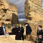 La Junta recibió ayer las obras de consolidación del monasterio de San Pedro de Eslonza. DL