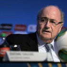 Blatter, en una reunión de la FIFA.