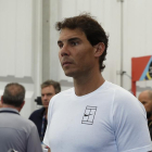 Rafael Nadal, tras la rueda de prensa concedida en Acapulco