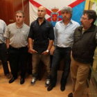 Carlos Calvete, José Luis Rico, Gabriel Garnelo, José Manuel González y Melchor Moreno.