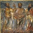Detalle del retablo de la iglesia de Vallecillo, de estilo renacentista