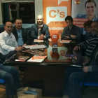 Integrantes de la nueva agrupación de Ciudadanos de Ponferrada.